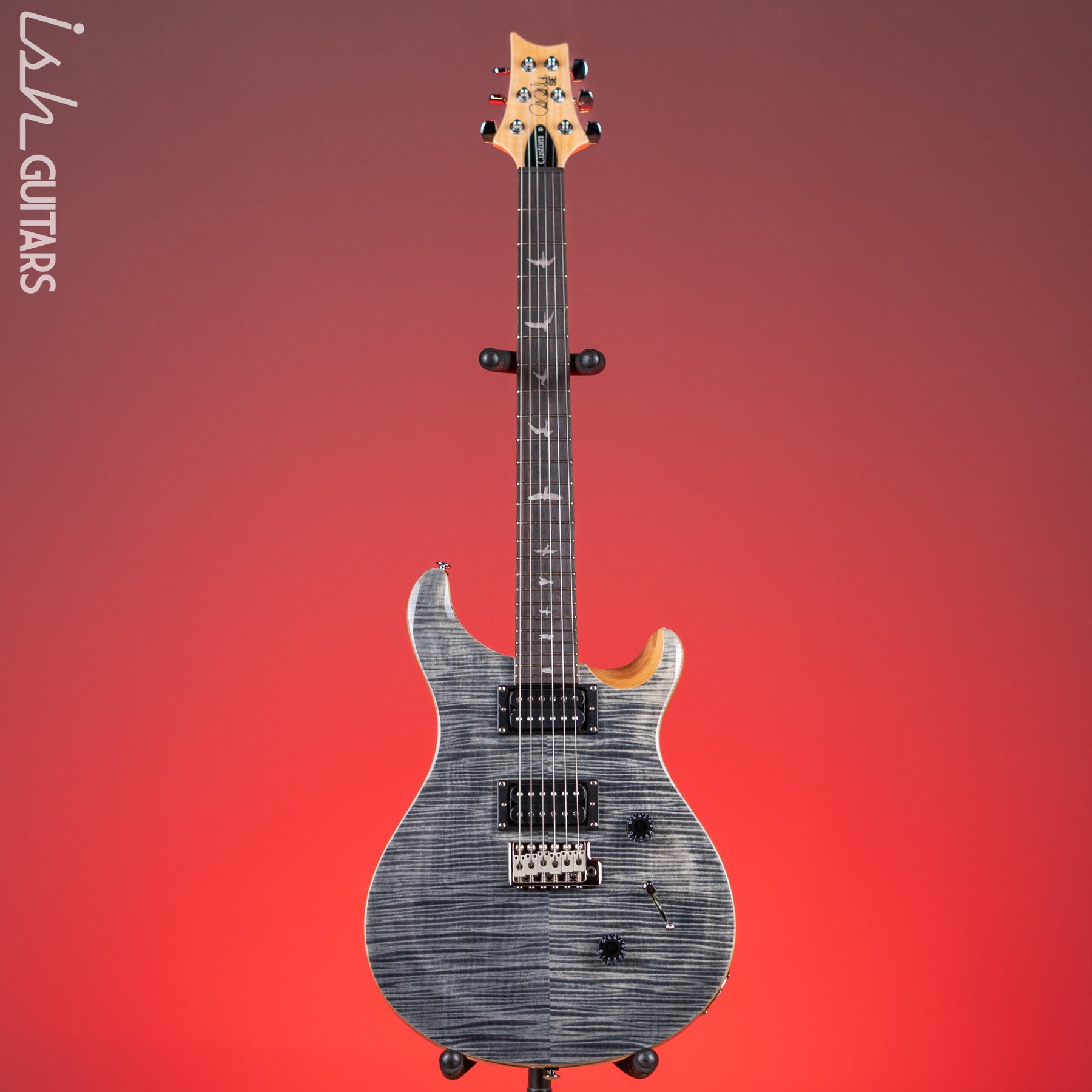 PRS SE Custom 24 Electric Guitar Charcoal – Ish Guitars