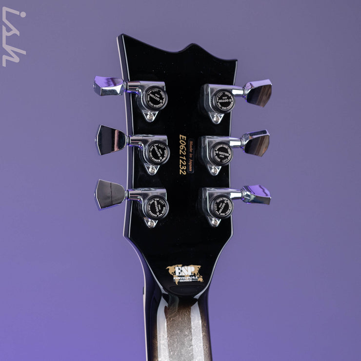 ESP Eclipse Custom Silver Liquid Metal Burst