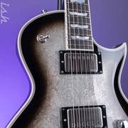 ESP Eclipse Custom Silver Liquid Metal Burst