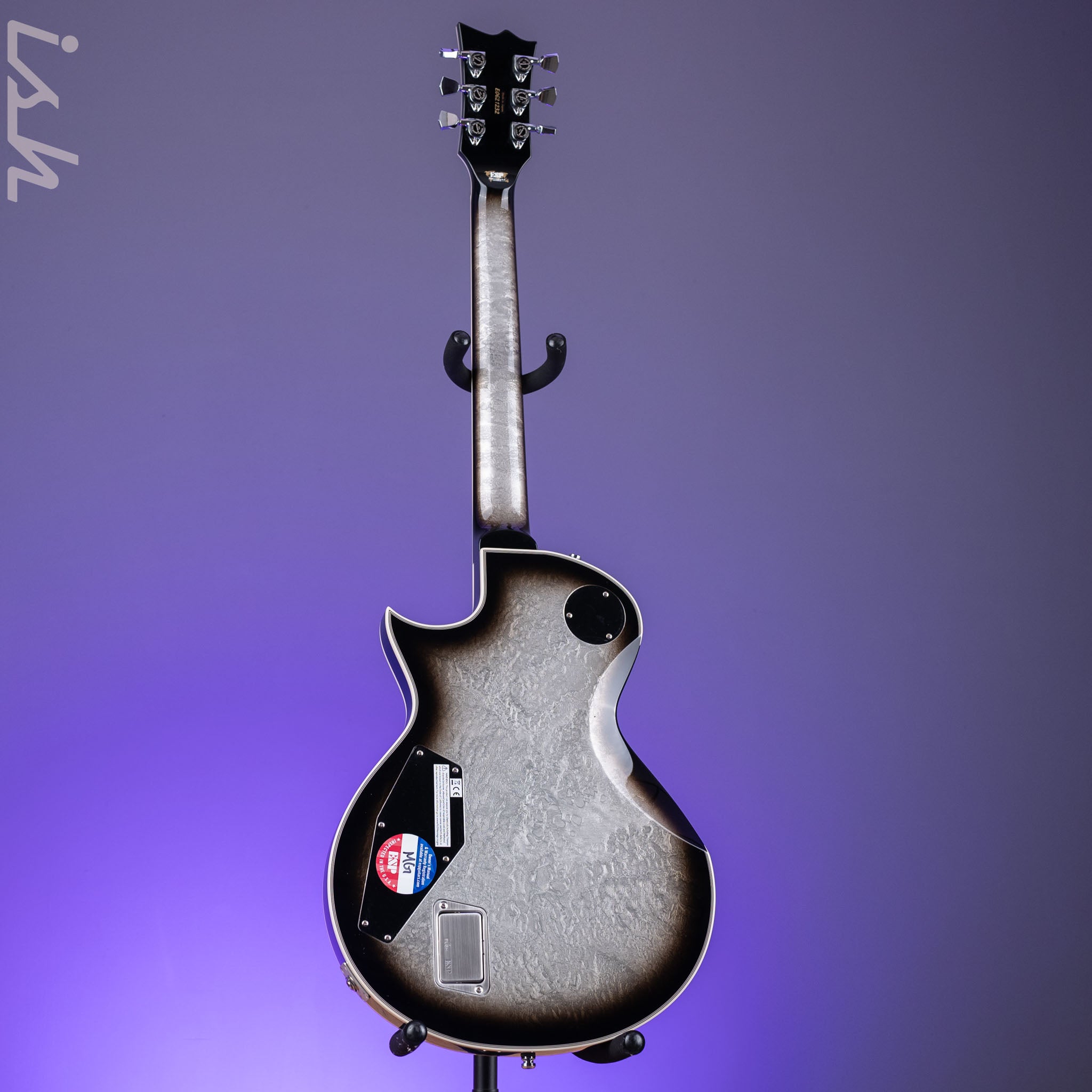 ESP Eclipse Custom Silver Liquid Metal Burst – Ish Guitars