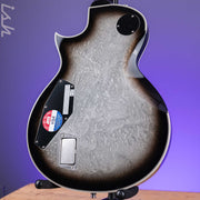 ESP Eclipse Custom Silver Liquid Metal Burst