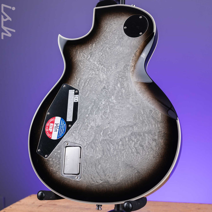 ESP Eclipse Custom Silver Liquid Metal Burst