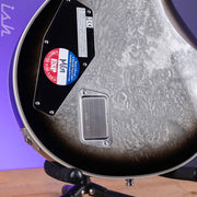 ESP Eclipse Custom Silver Liquid Metal Burst