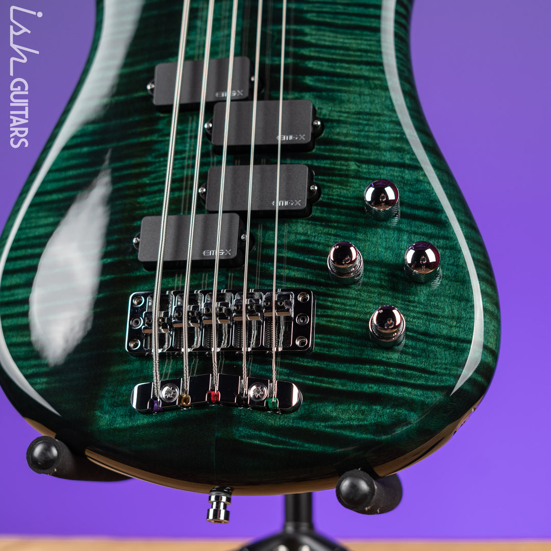 Warwick Custom Shop Streamer LX 5-String Bass Petrol Green NAMM – Ish  Guitars