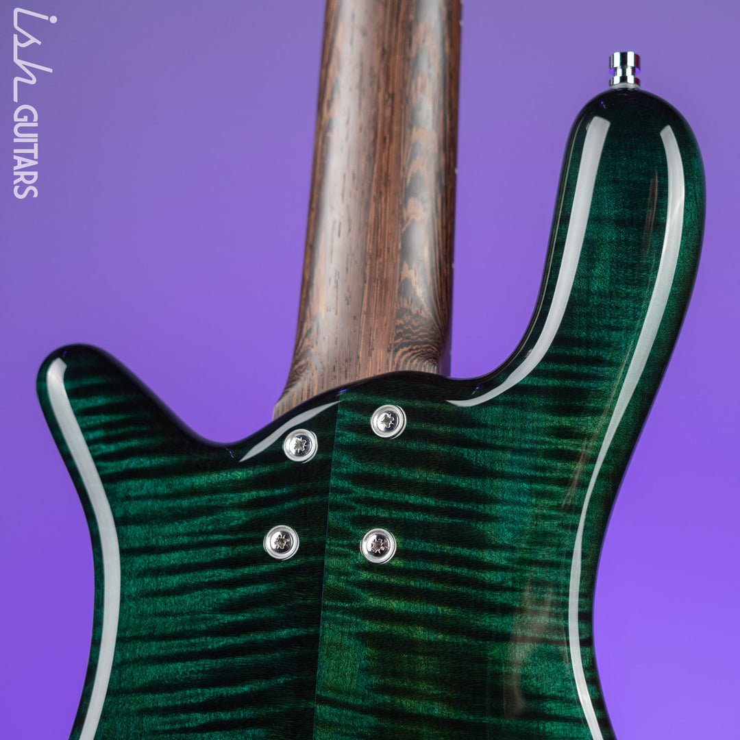 Warwick Custom Shop Streamer LX 5-String Bass Petrol Green NAMM