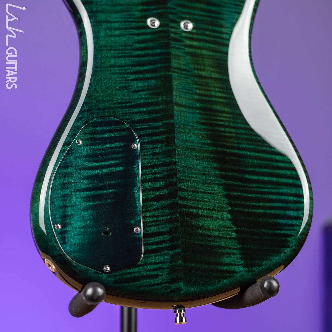 Warwick Custom Shop Streamer LX 5-String Bass Petrol Green NAMM