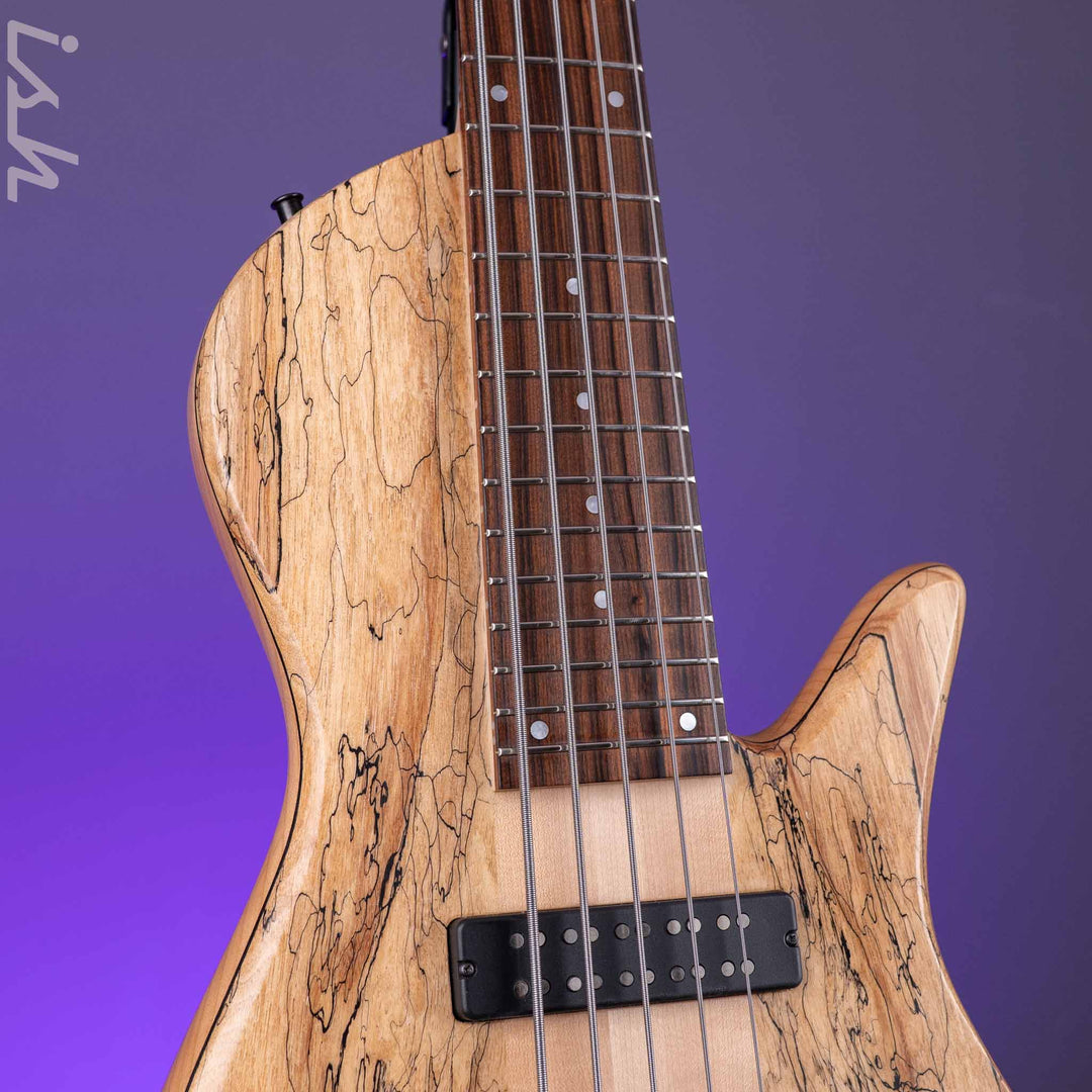 2016 Fodera Emperor II 5 Elite Neck Through Natural