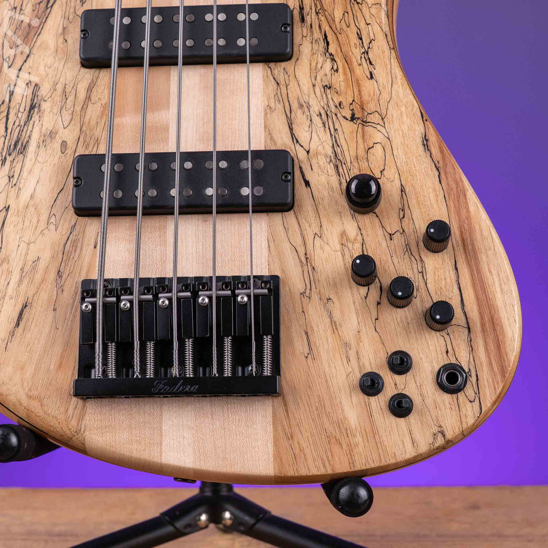 2016 Fodera Emperor II 5 Elite Neck Through Natural