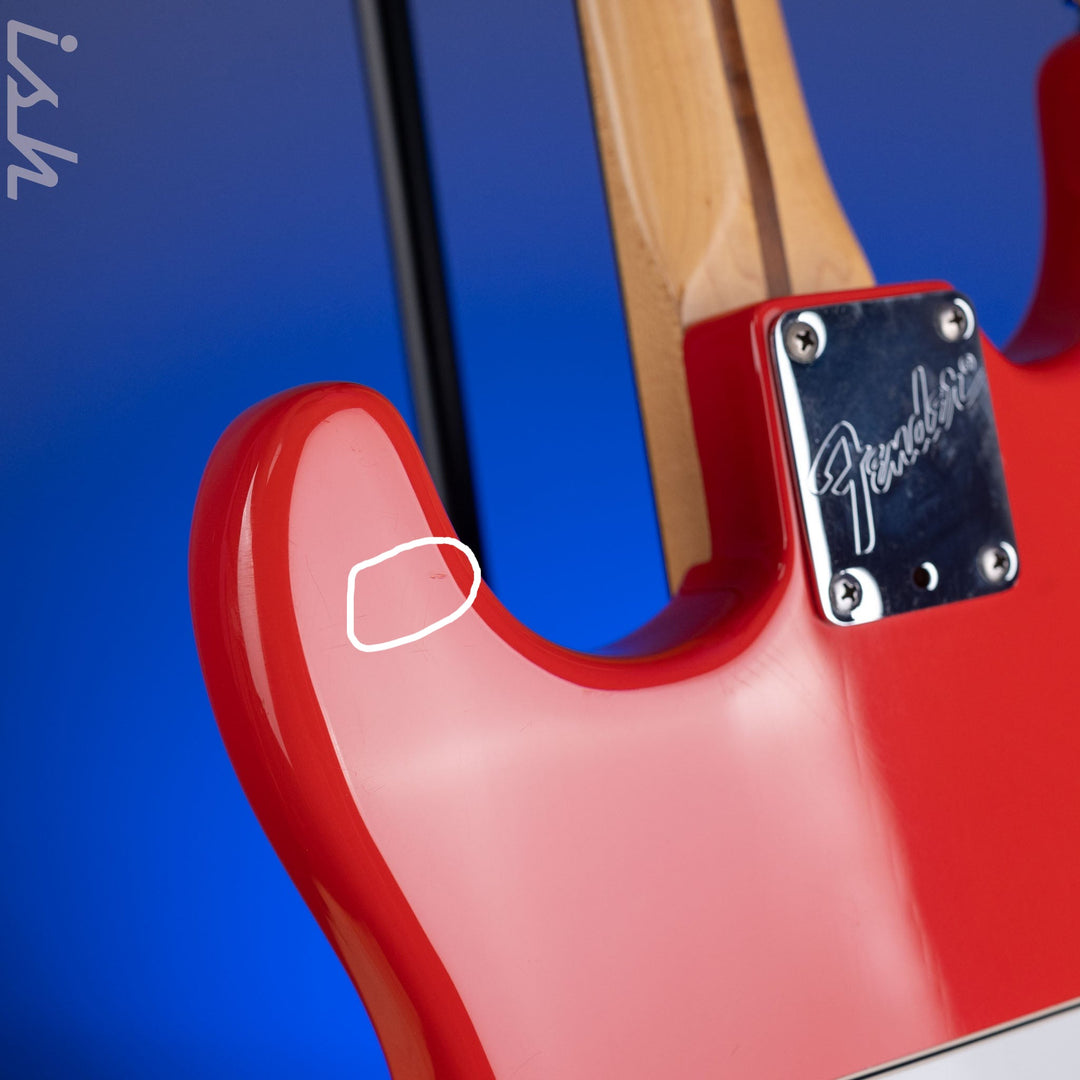 1988 Fender Stratocaster Plus Fiesta Red (Gilmore Switch Added)