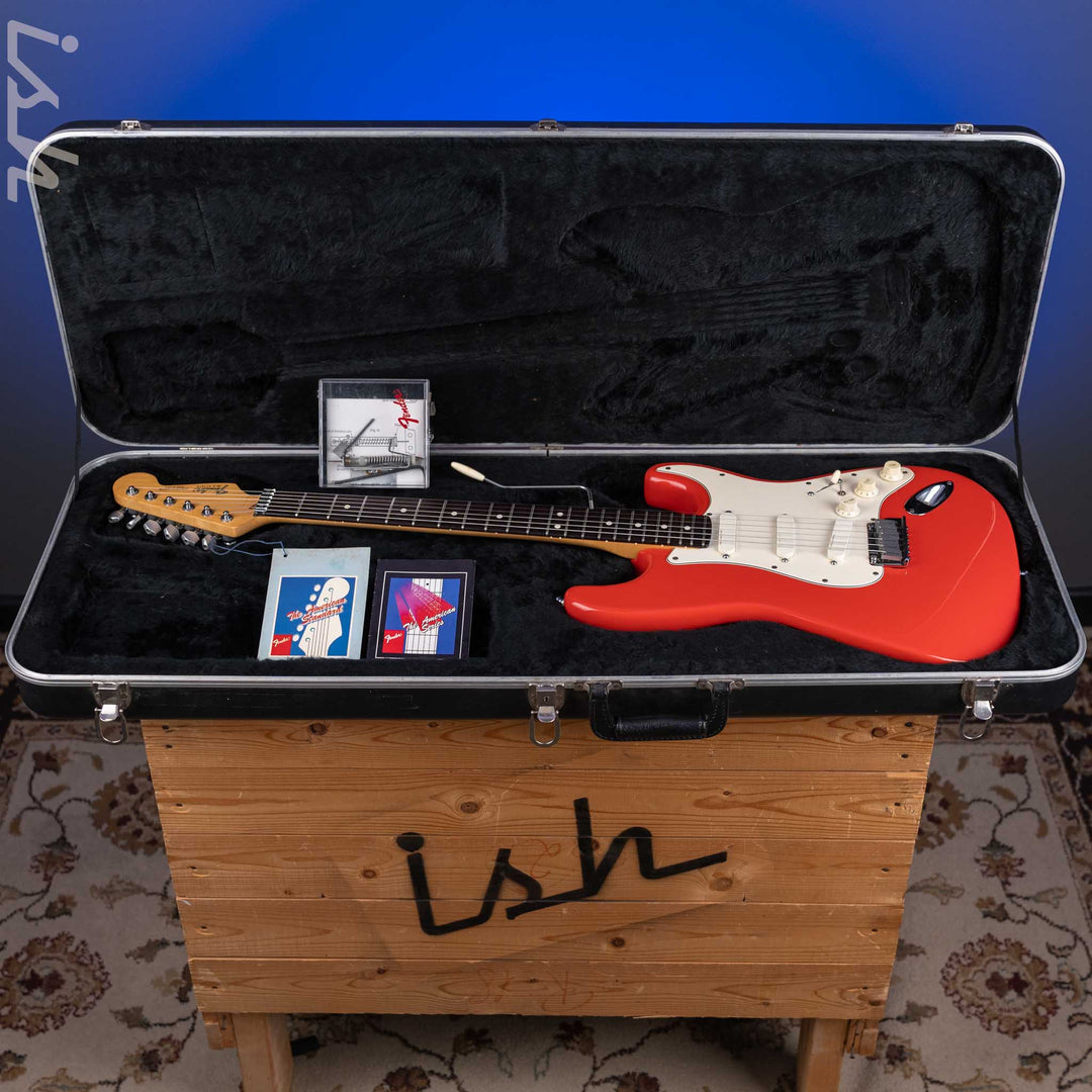 1988 Fender Stratocaster Plus Fiesta Red (Gilmore Switch Added)