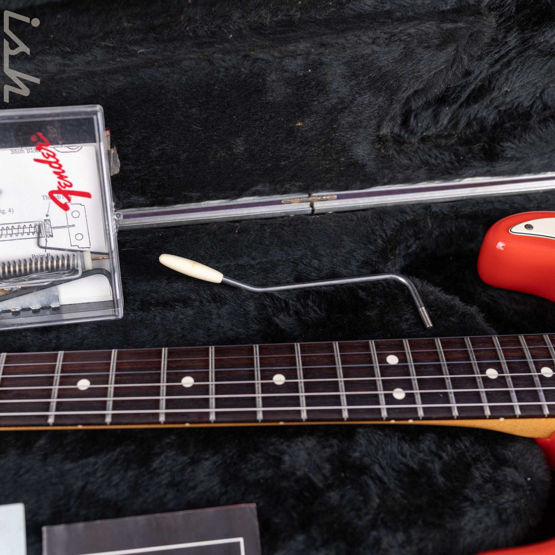 1988 Fender Stratocaster Plus Fiesta Red (Gilmore Switch Added)