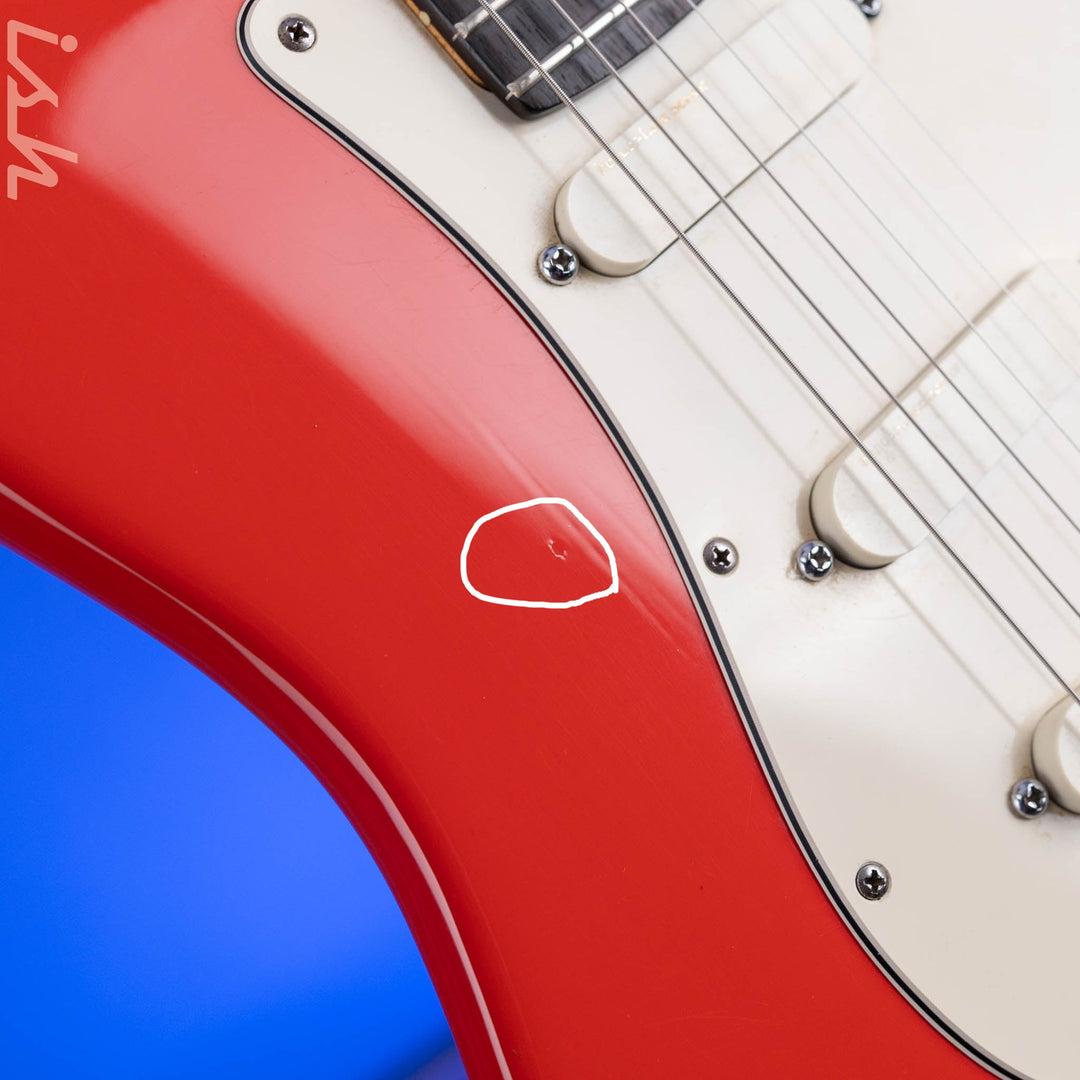 1988 Fender Stratocaster Plus Fiesta Red (Gilmore Switch Added)