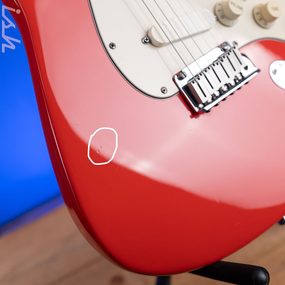 1988 Fender Stratocaster Plus Fiesta Red (Gilmore Switch Added)