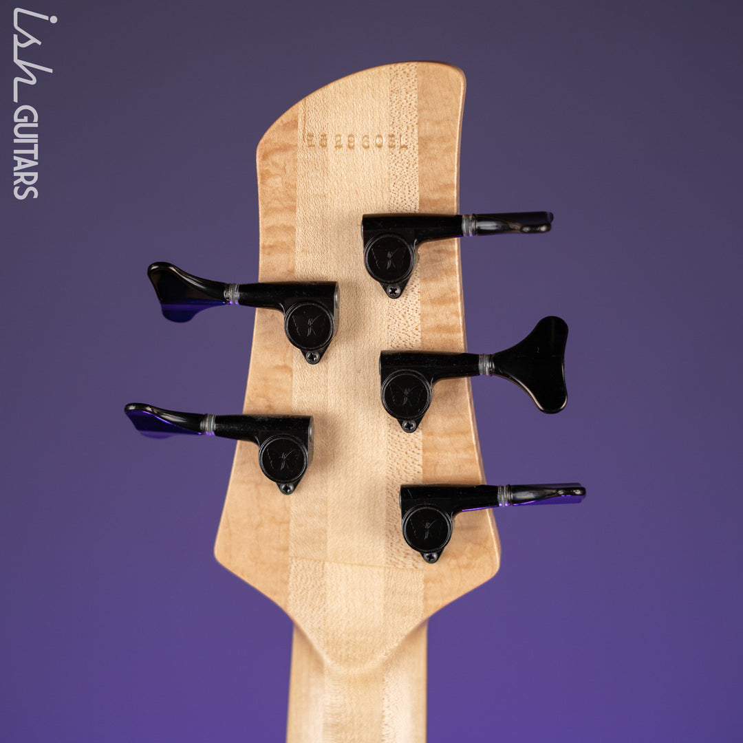 2019 Fodera Emperor 5 Lefty Flame Koa