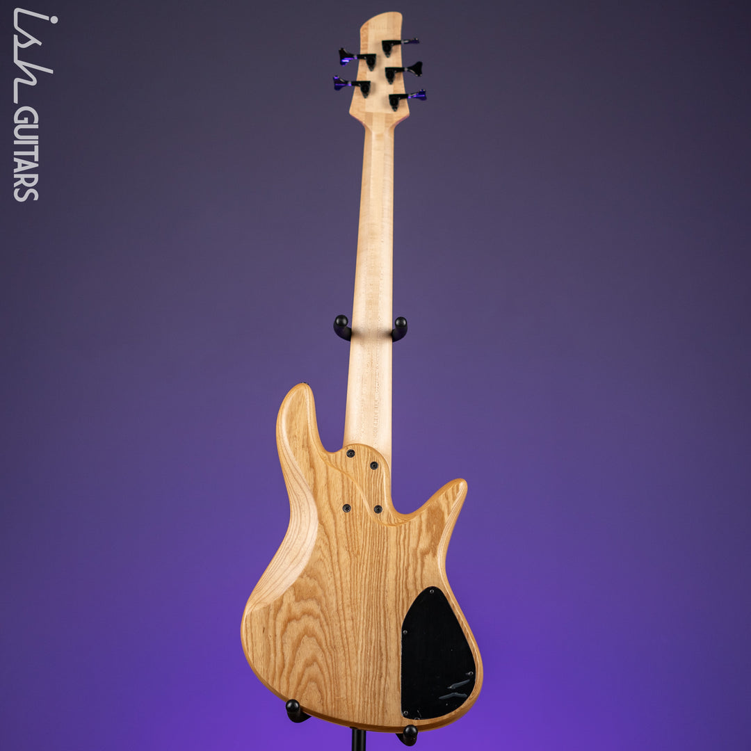 2019 Fodera Emperor 5 Lefty Flame Koa