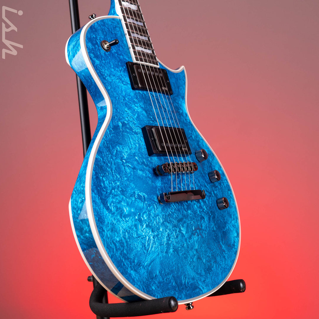ESP Eclipse Custom Blue Liquid Metal