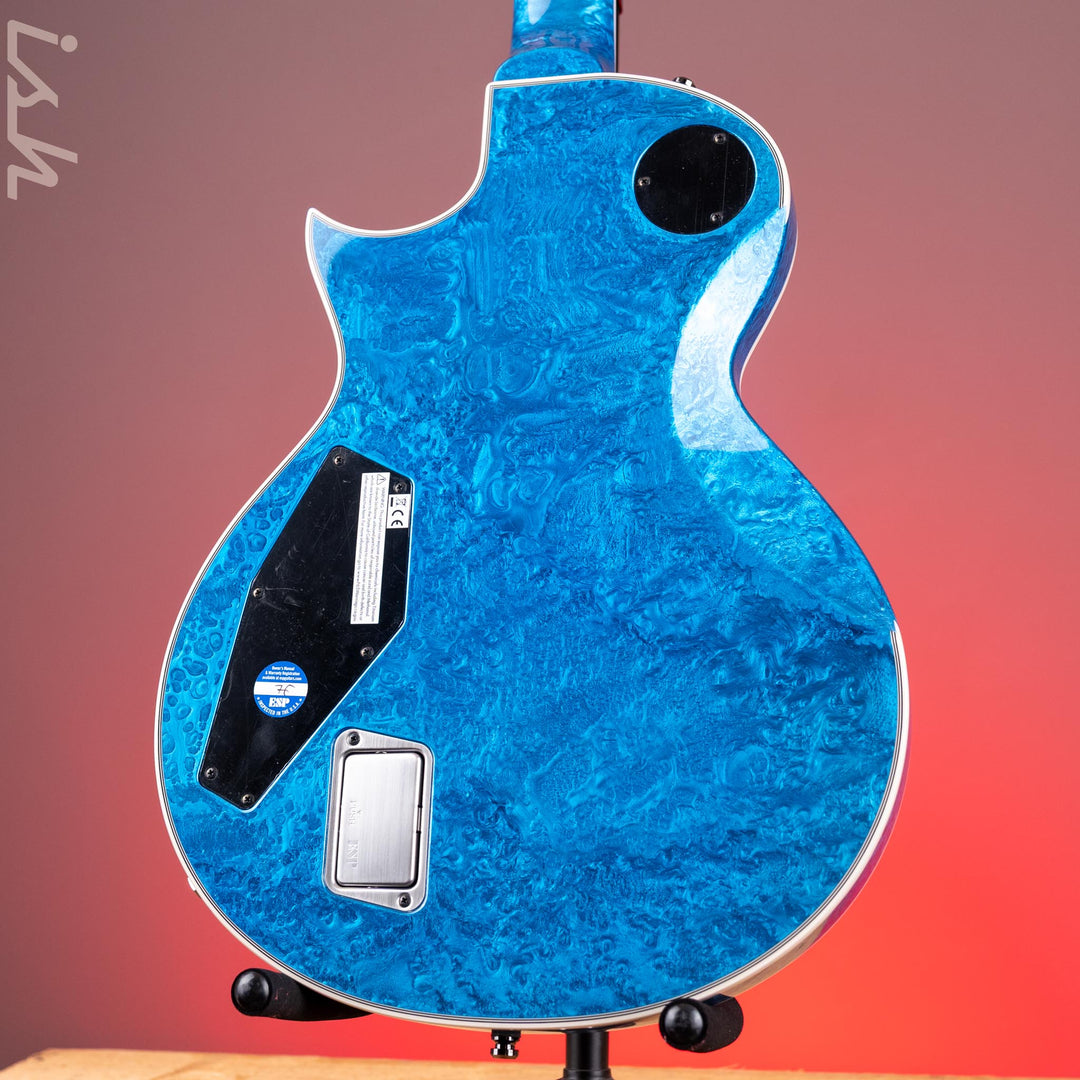 ESP Eclipse Custom Blue Liquid Metal