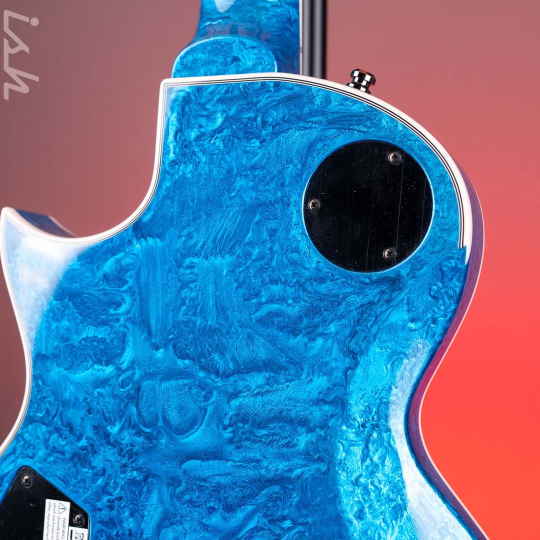 ESP Eclipse Custom Blue Liquid Metal