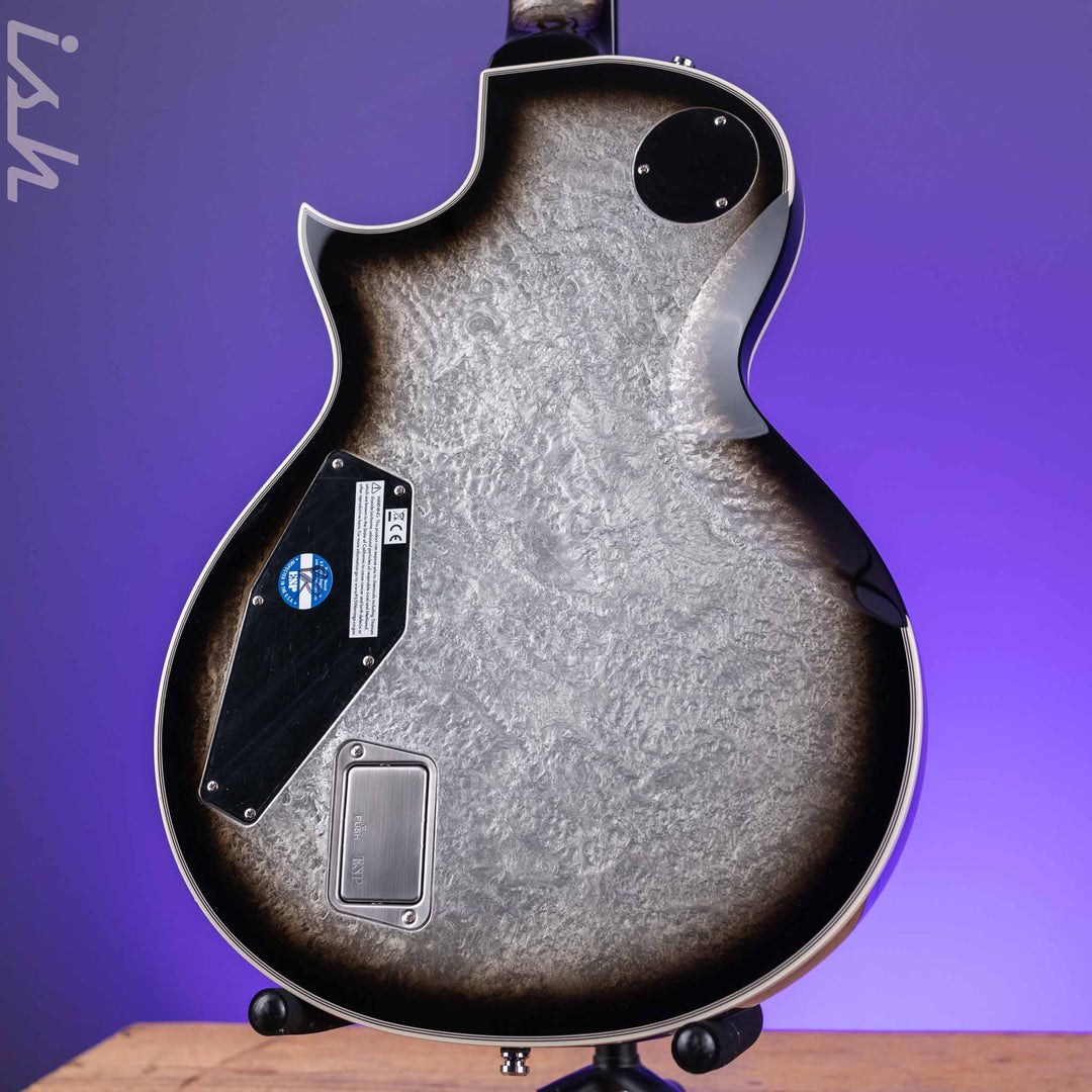 ESP Eclipse Custom Silver Liquid Metal Burst