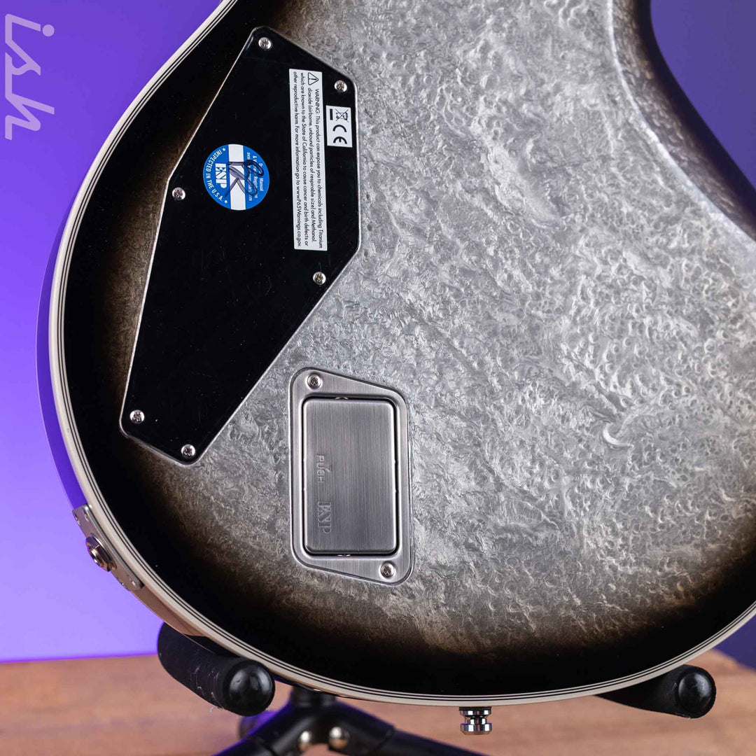 ESP Eclipse Custom Silver Liquid Metal Burst