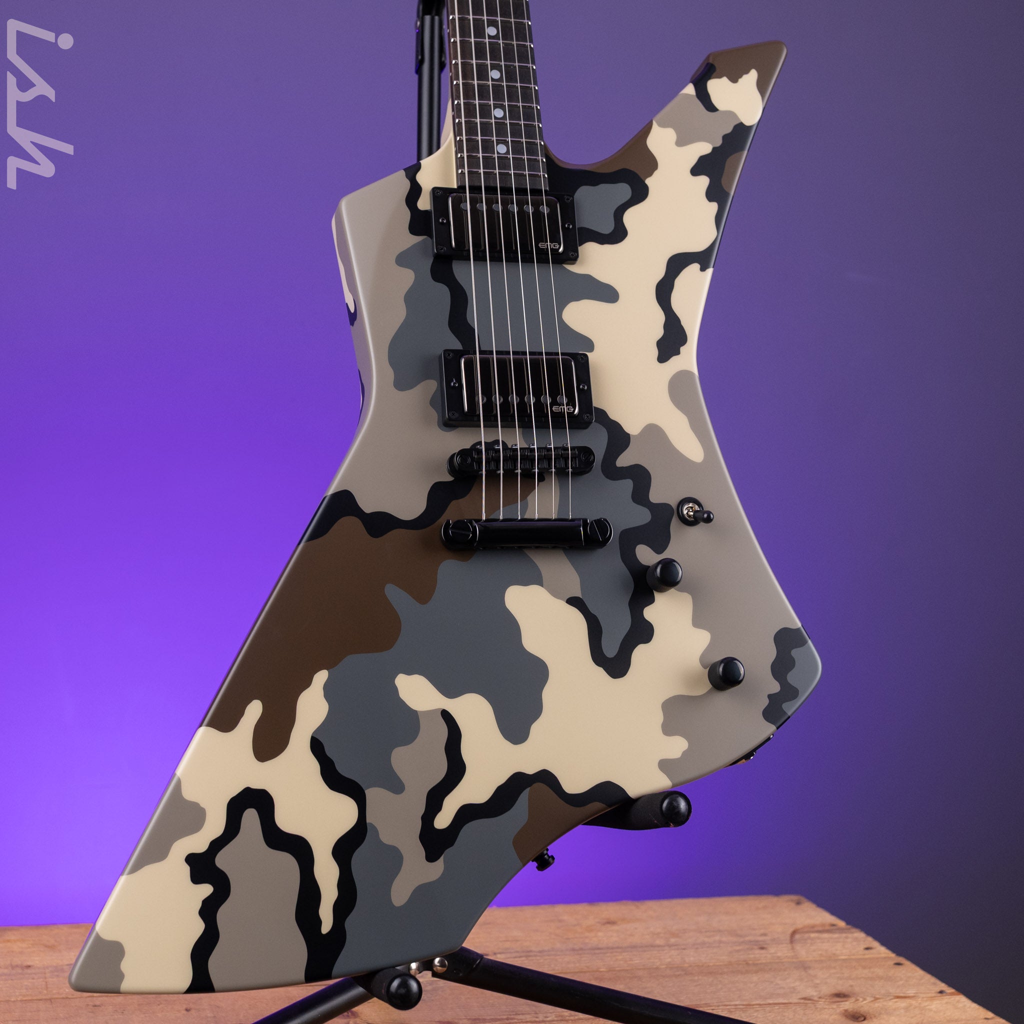 ESP Snakebyte Camo James Hetfield Signature Electric Guitar – Ish