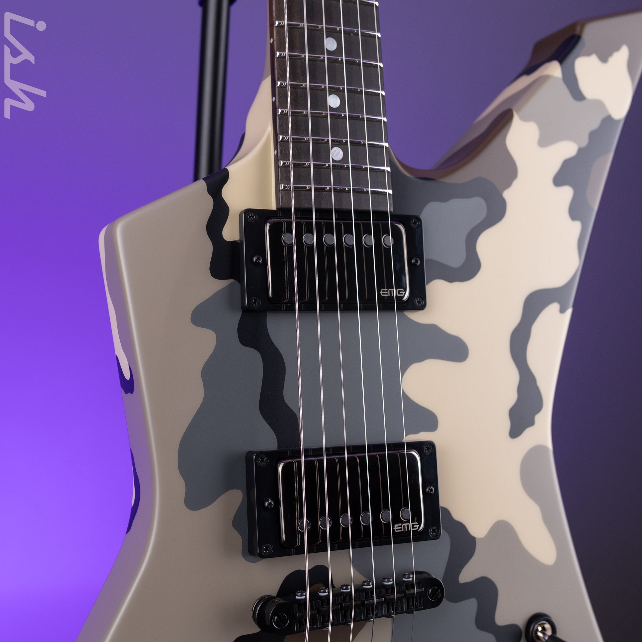 ESP Snakebyte Camo James Hetfield Signature Electric Guitar – Ish