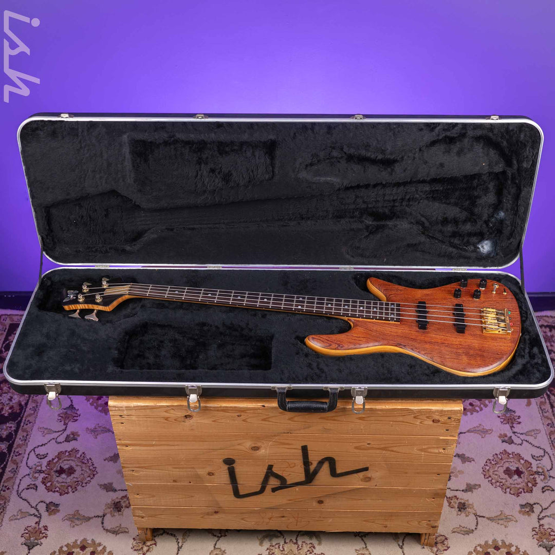 1988 Fodera Emperor 4-String Bass Bubinga Vintage Natural