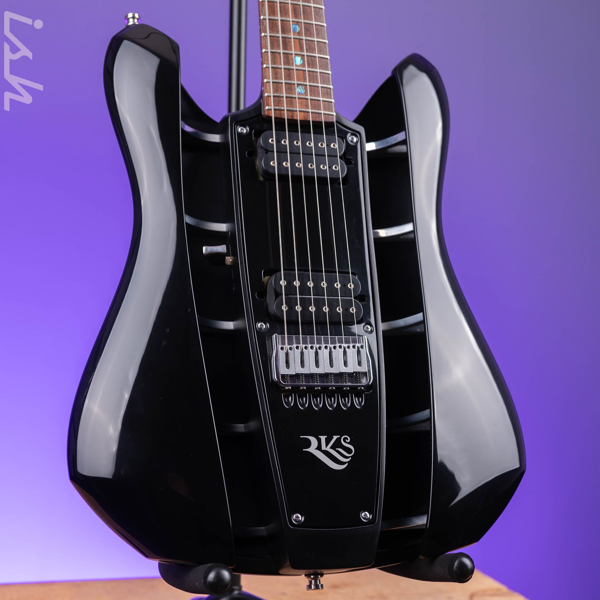 2005 RKS DarkStar II Hollowbody Electric Guitar Black – Ish Guitars