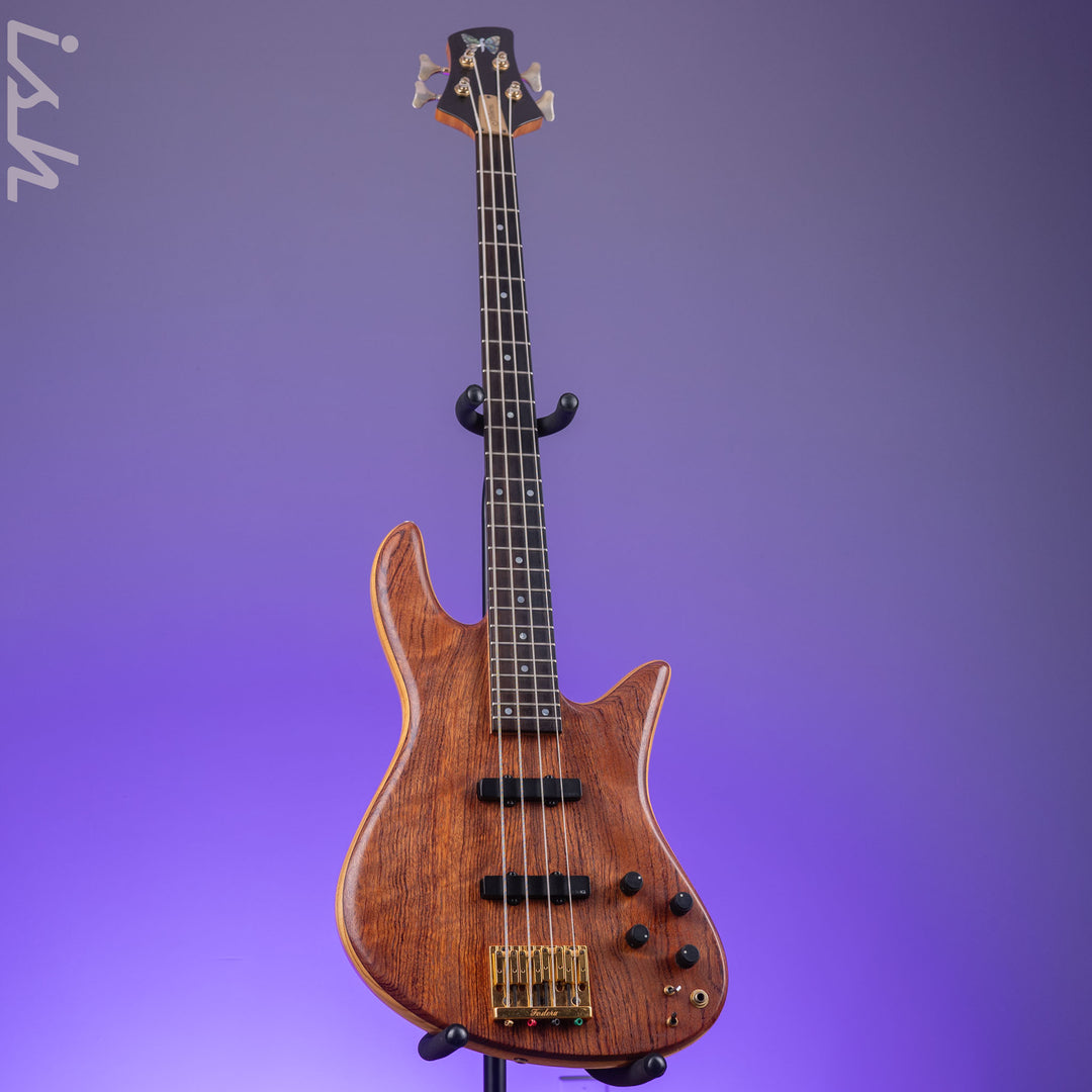 1988 Fodera Emperor 4-String Bass Bubinga Vintage Natural