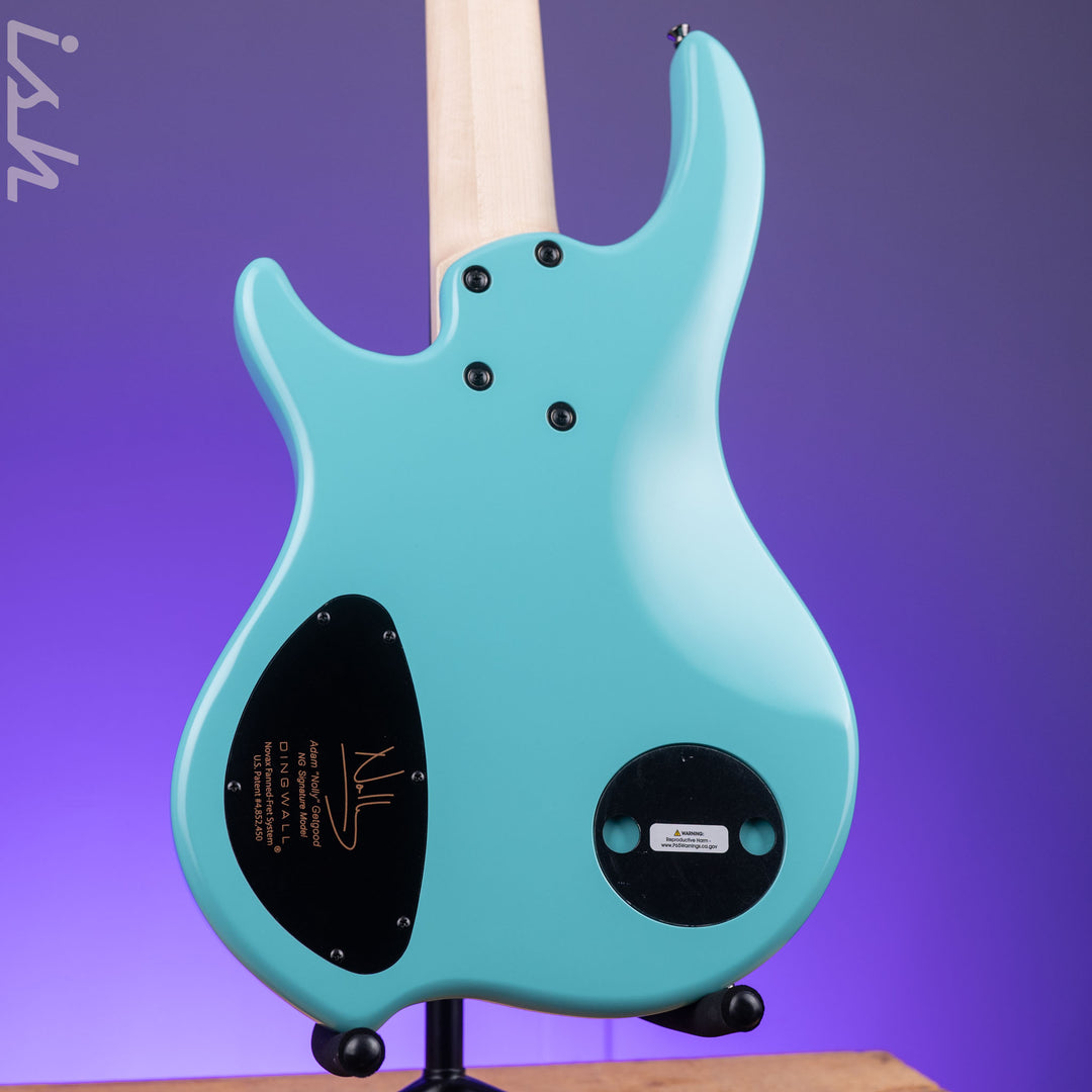 Dingwall NG-3 5-String Bass Guitar Matte Celestial Blue Demo – Ish