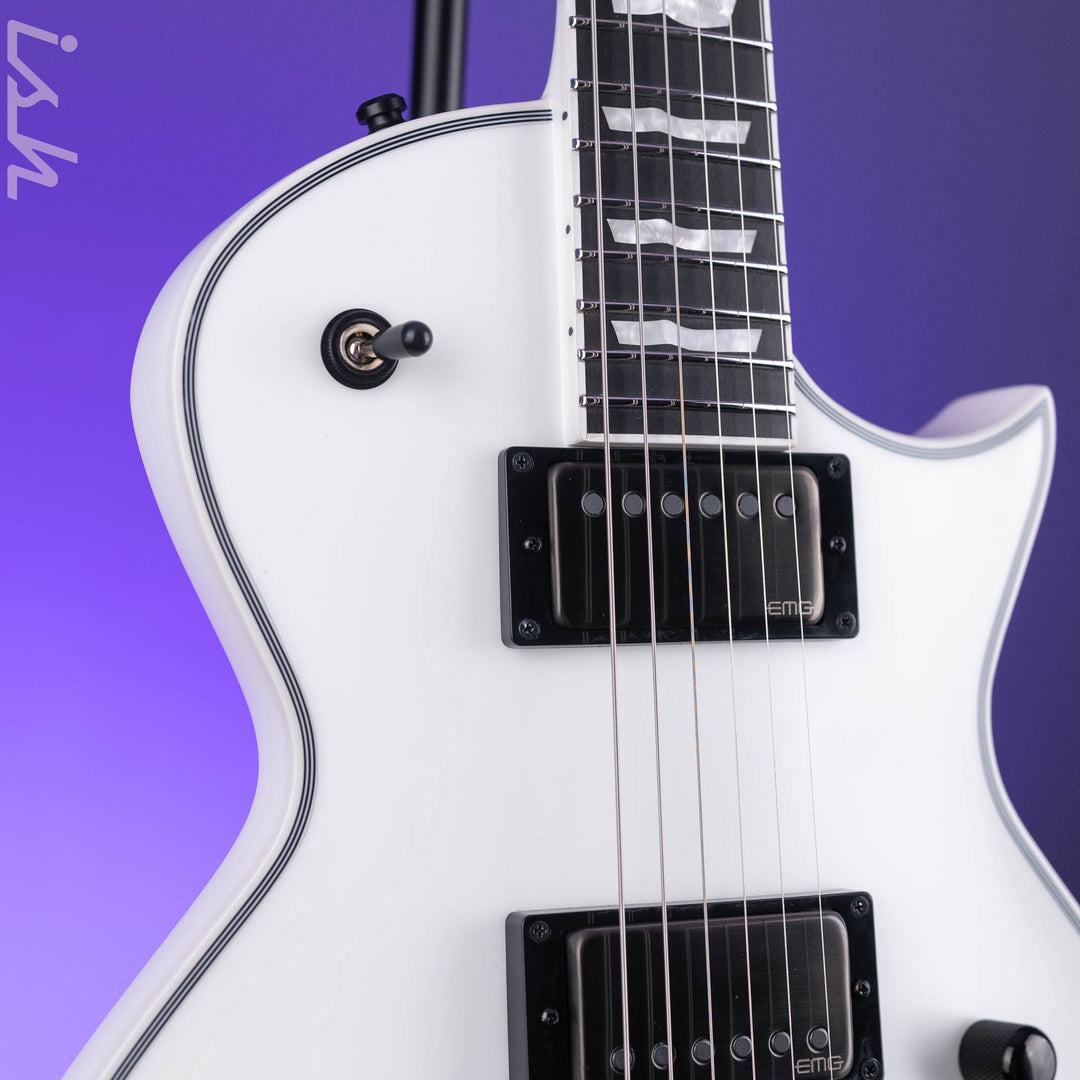 ESP Eclipse E-II Electric Guitar Snow White Satin