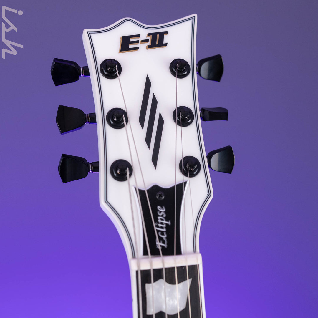 ESP Eclipse E-II Electric Guitar Snow White Satin