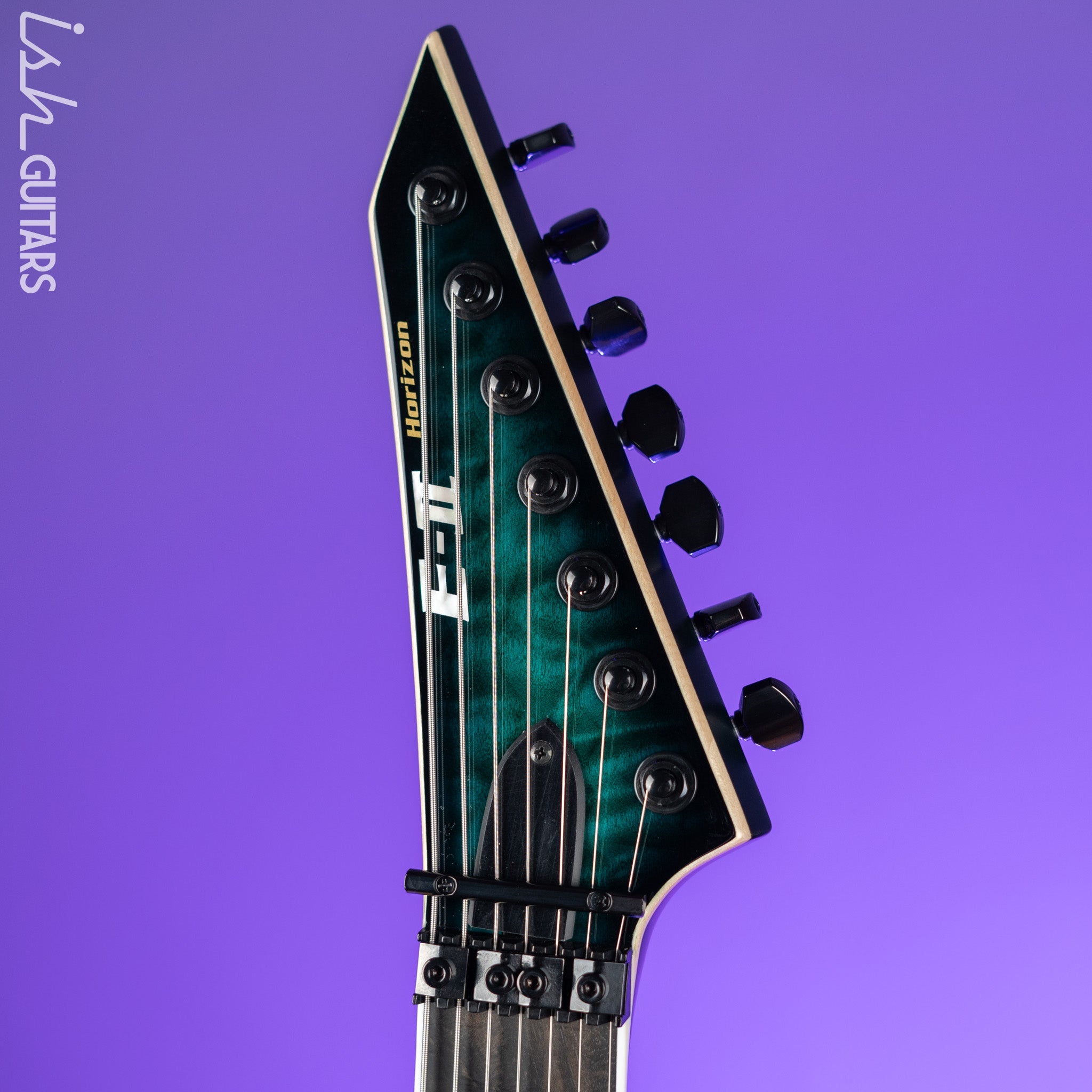 ESP E-II Horizon Floyd Rose 7 String Turquoise Burst – Ish Guitars