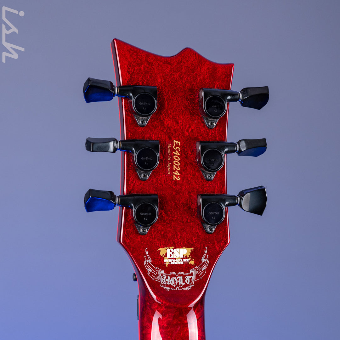 ESP Gary Holt Signature EC Electric Guitar Liquid Metal Lava Demo