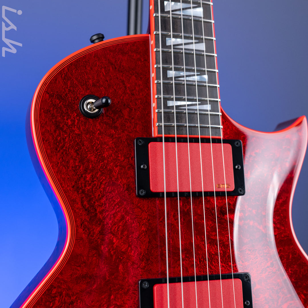 ESP Gary Holt Signature EC Electric Guitar Liquid Metal Lava Demo