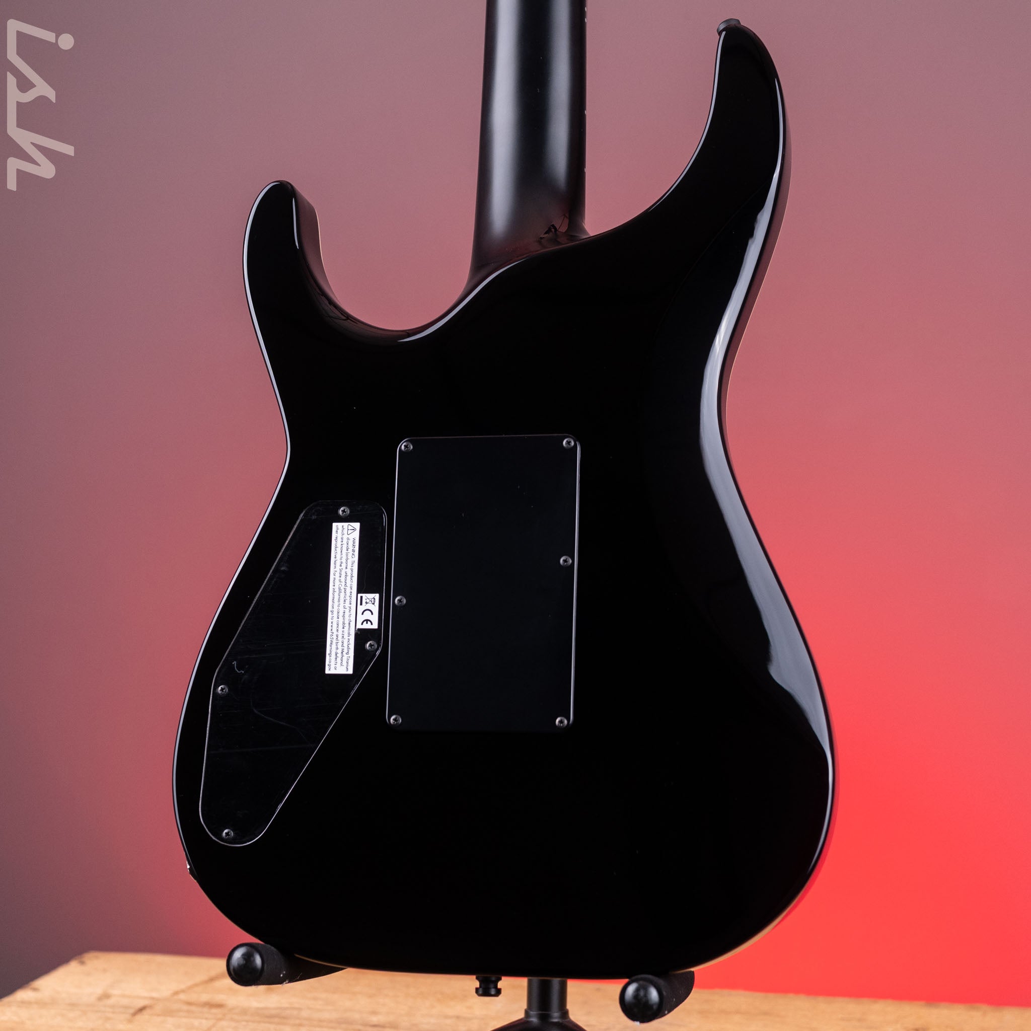 ESP E-II Horizon FR Electric Guitar Transparent Black Sunburst B
