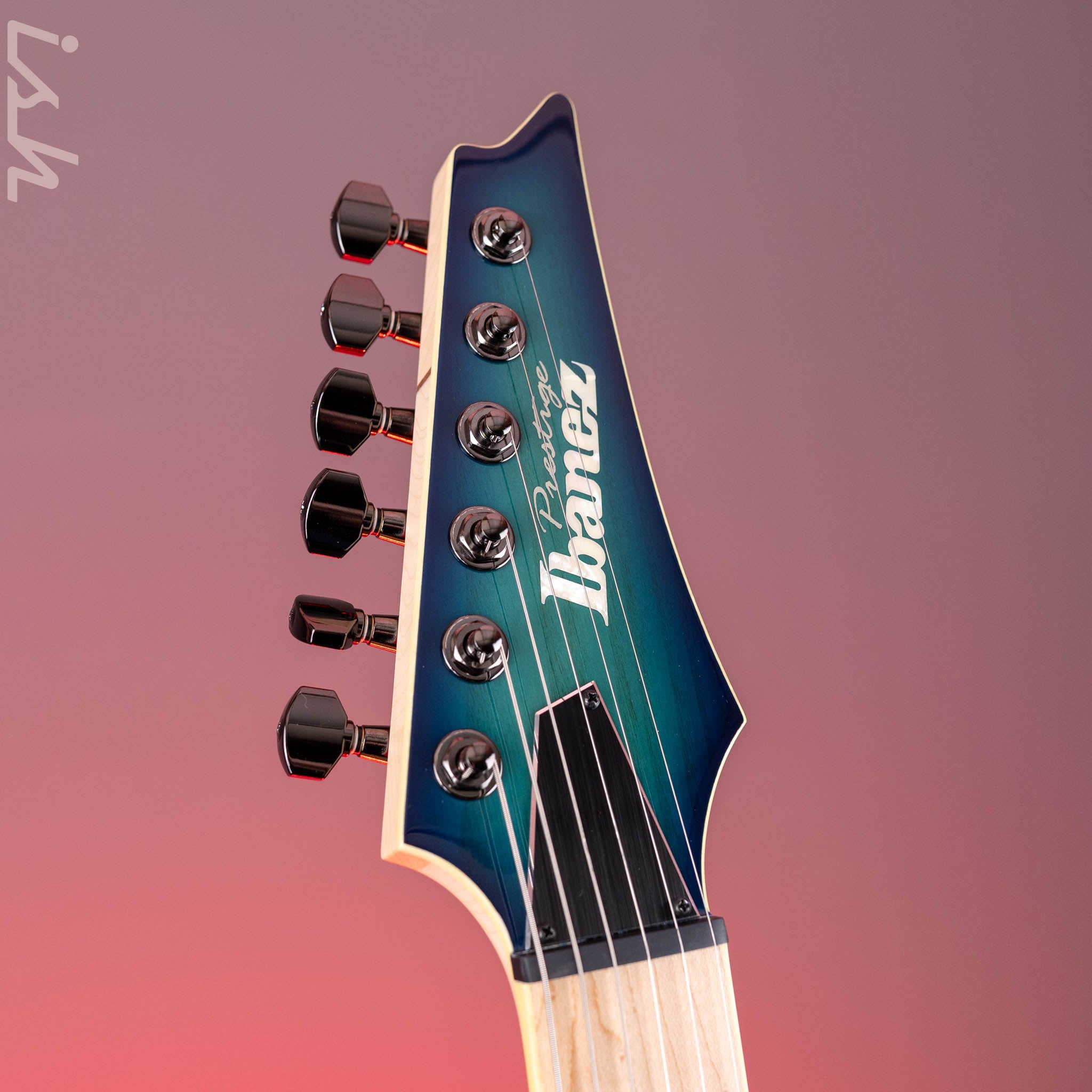 Ibanez RG652AHMFX Prestige Electric Guitar Nebula Green Burst