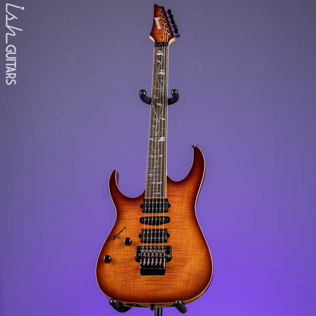 Ibanez RG8570ZL J.Custom Electric Guitar Left Handed Brownish Sphalerite