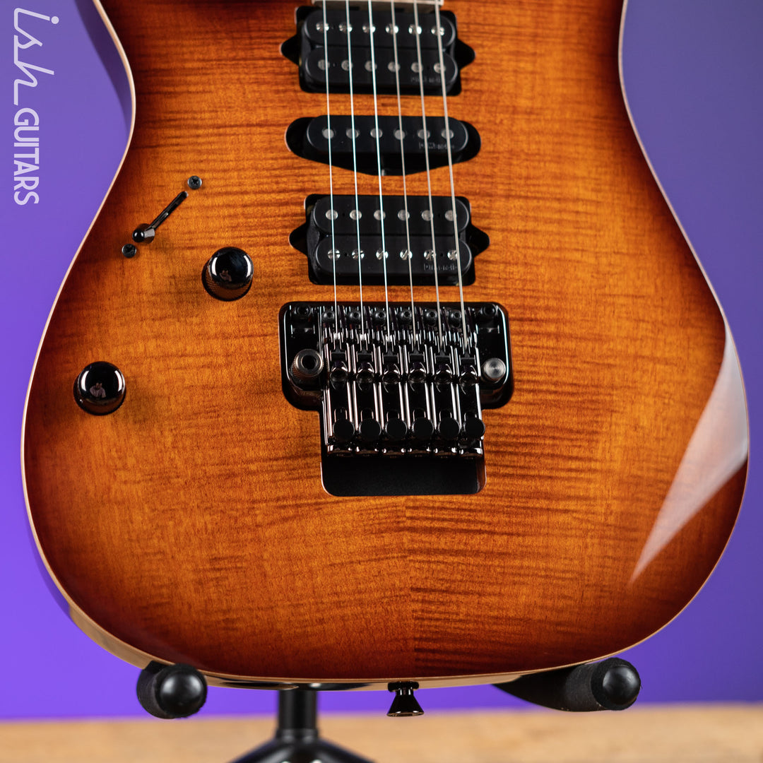 Ibanez RG8570ZL J.Custom Electric Guitar Left Handed Brownish Sphalerite