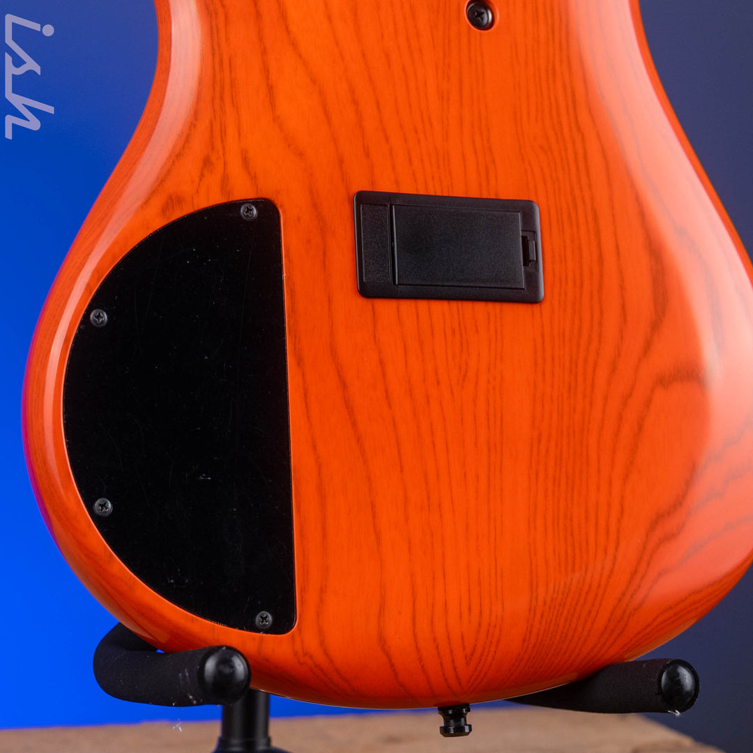 2022 Ibanez SR4605 Prestige 5-String Bass Orange Solar Flare