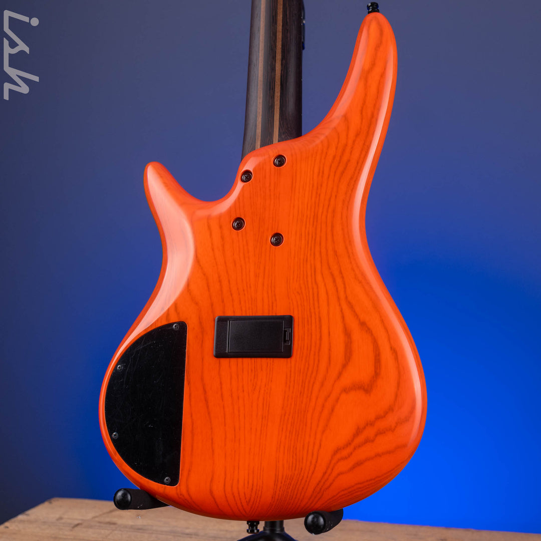 2022 Ibanez SR4605 Prestige 5-String Bass Orange Solar Flare