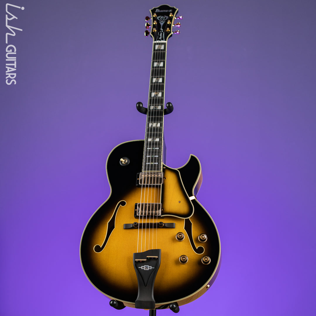 Ibanez LGB300 Hollowbody George Benson Vintage Yellow Sunburst