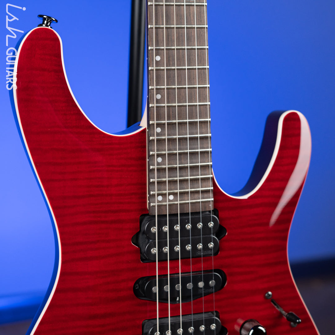 Ibanez KIKO100 Kiko Loureiro Signature Transparent Ruby Red Demo