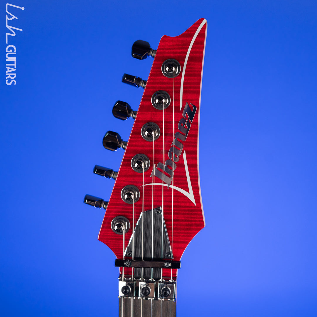 Ibanez KIKO100 Kiko Loureiro Signature Transparent Ruby Red Demo