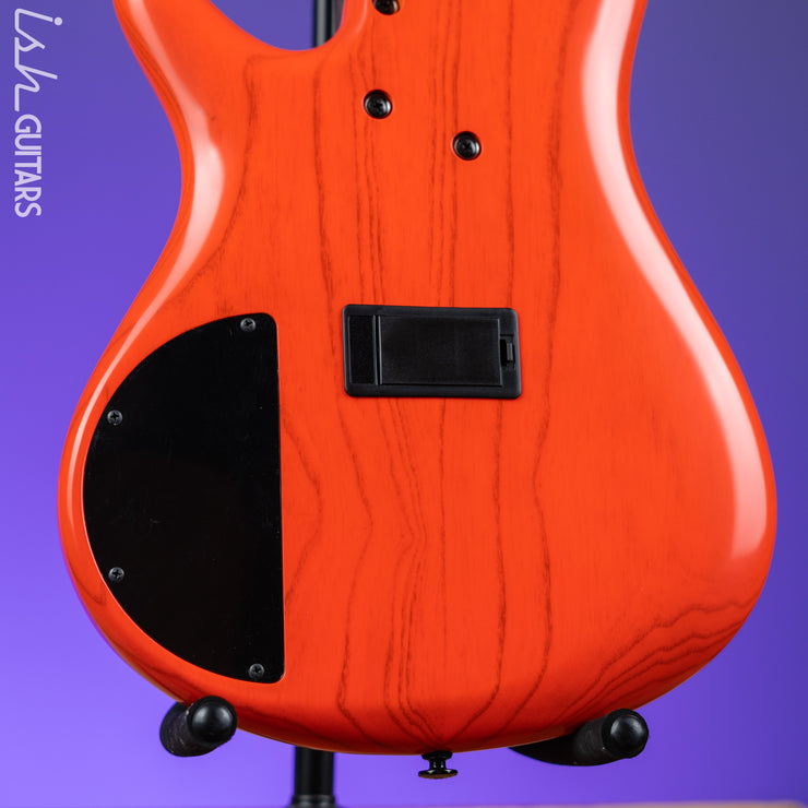 Ibanez SR4600 Prestige 4-String Bass Orange Solar Flare Low Gloss