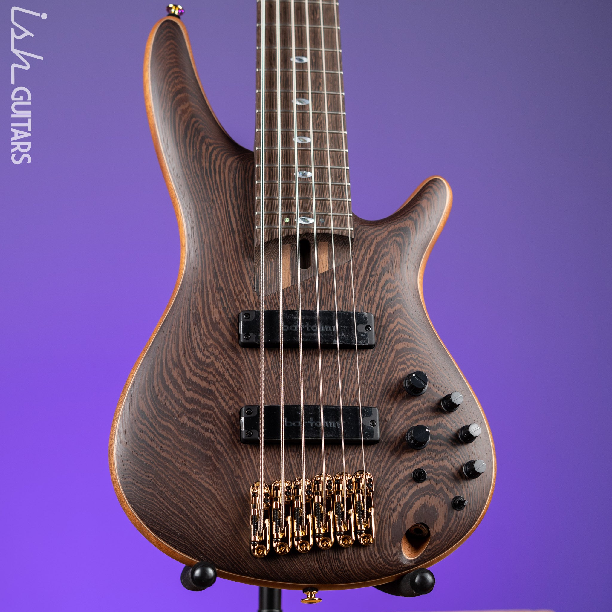 Ibanez SR5006 Prestige 6-String Bass Natural Oil Finish – Ish Guitars