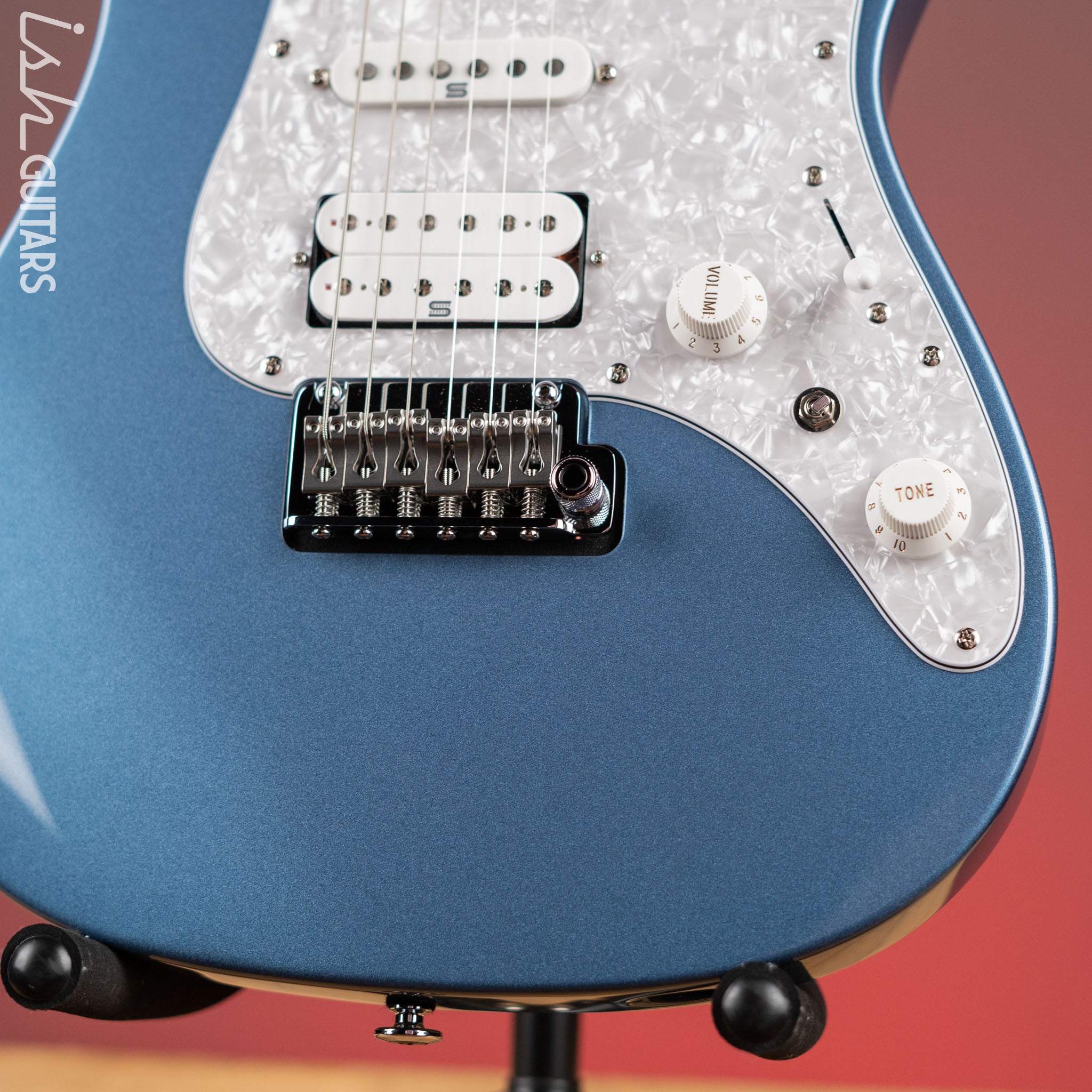 Ibanez Prestige AZ2204 Electric Guitar Ice Blue Metallic – Ish Guitars