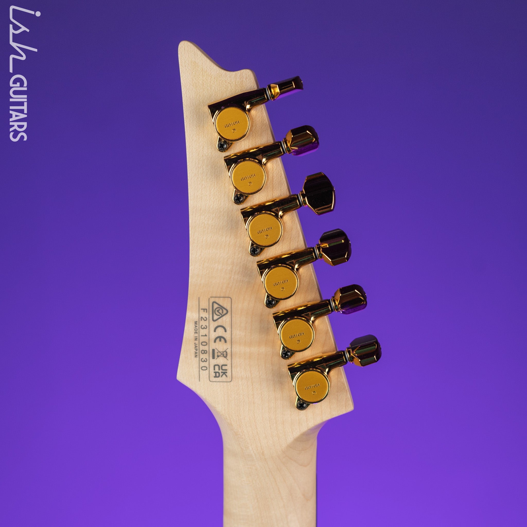 Ibanez JS2GD Joe Satriani Signature Electric Guitar Gold – Ish Guitars