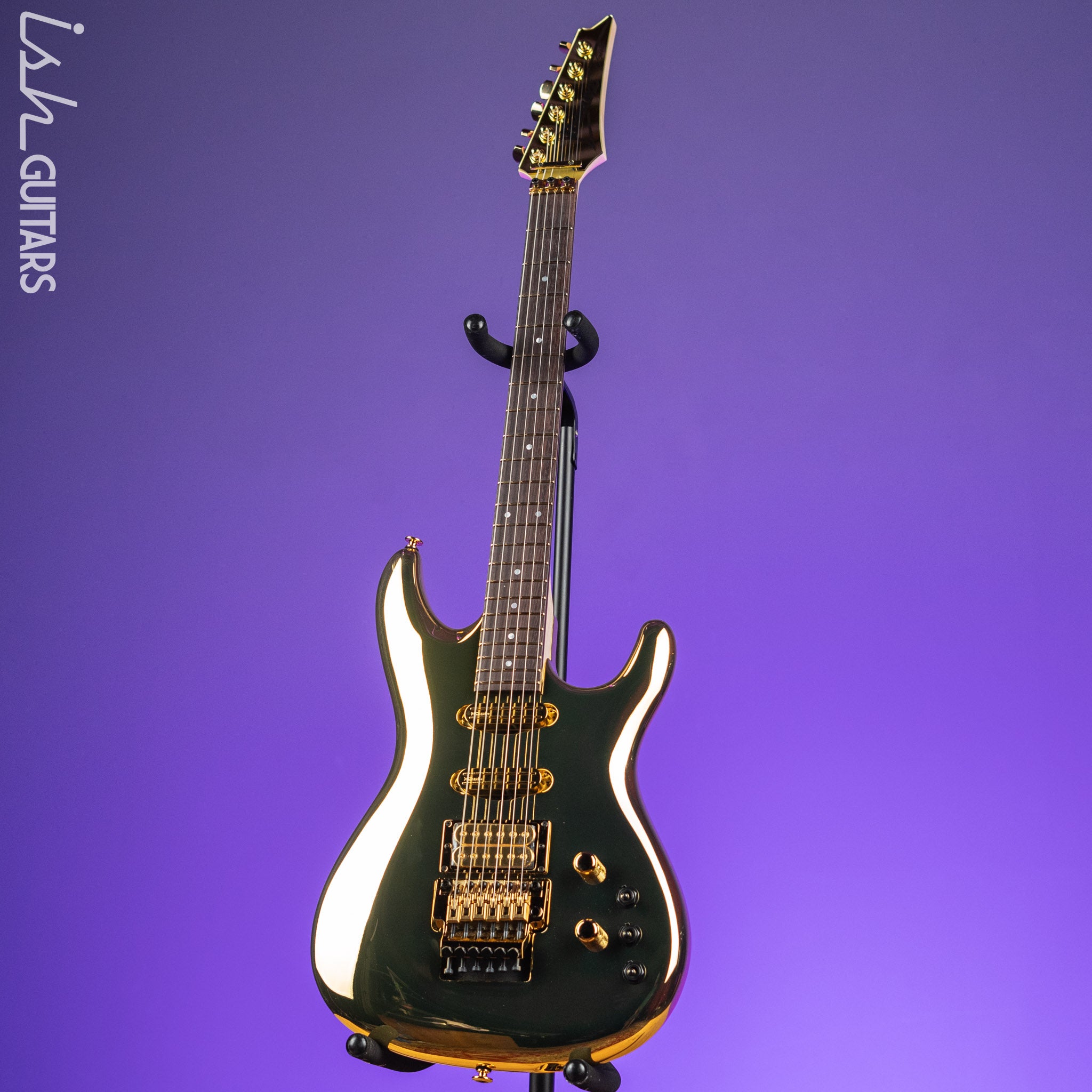 Photogenic エレキギター メタリックゴールド Ibanez JS1GD Joe Satriani Signature 