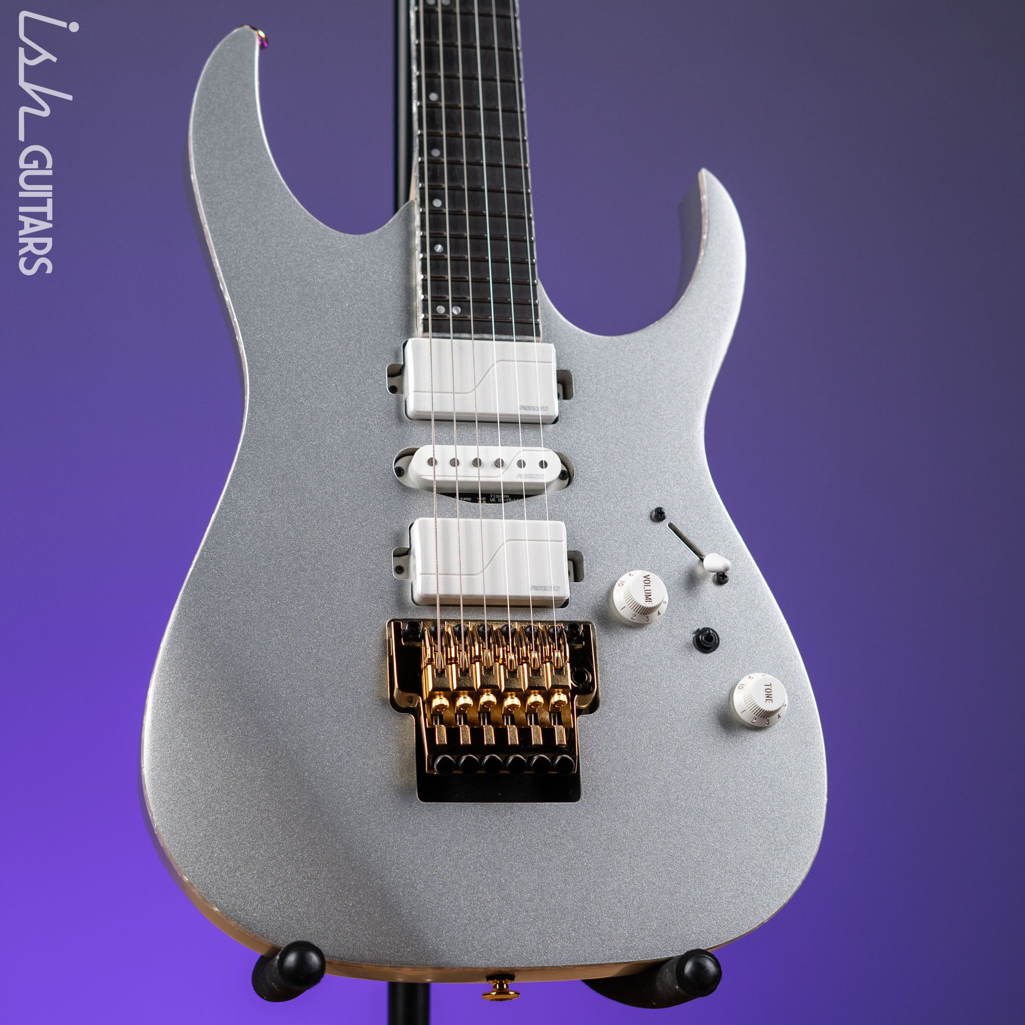 Ibanez Prestige RG5170G Electric Guitar Silver Flat – Ish Guitars